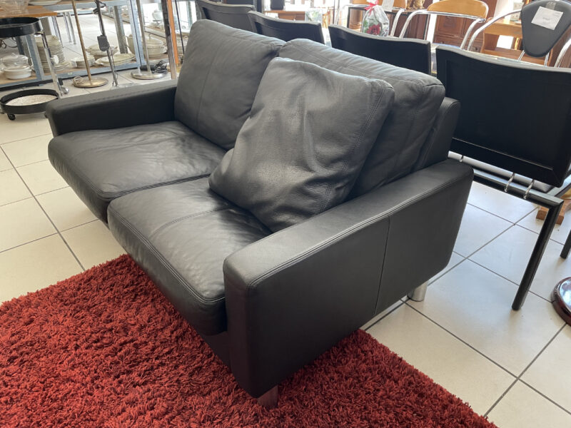 Erpo Ledersofa 2-Sitzer in Schwarz – Komfort, Stil und Qualität aus Deutschland - Image 7