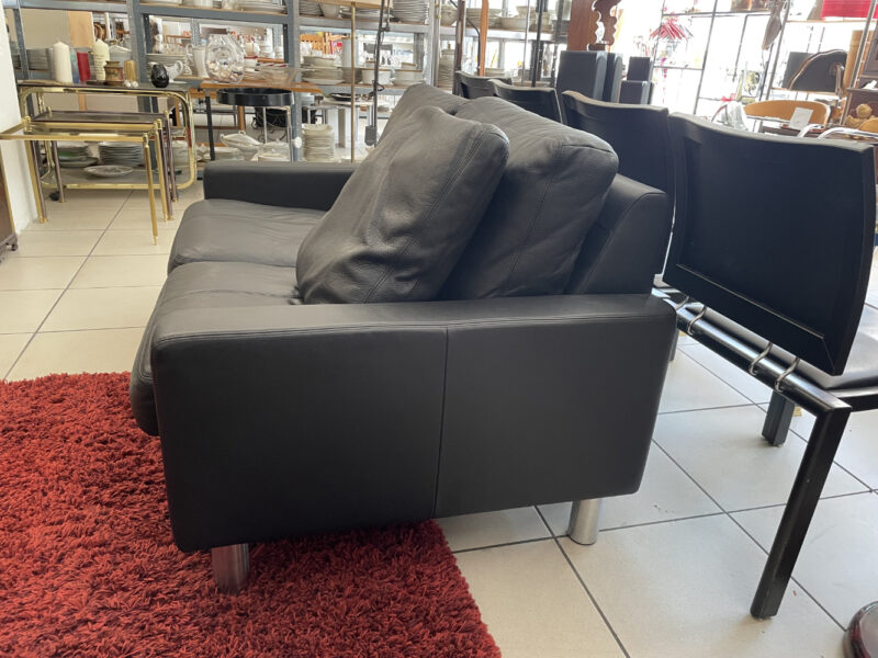 Erpo Ledersofa 2-Sitzer in Schwarz – Komfort, Stil und Qualität aus Deutschland - Image 6