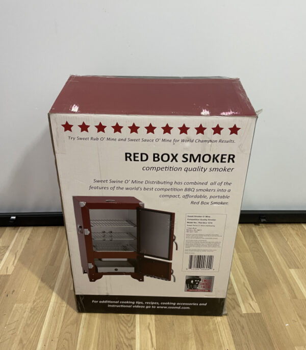 Red Box Smoker – Competition Quality BBQ Smoker, neuverpackt