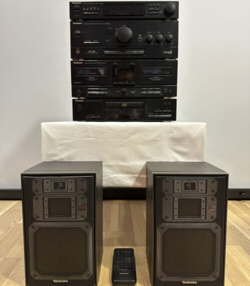 Technics HiFi-Komplettanlage mit Lautsprechern & Fernbedienung kraftvoller Stereo-Sound im klassischen Design