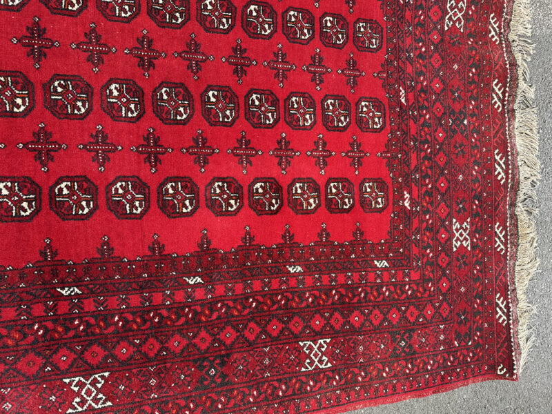 Orientteppich mit rotem Fond und klassischem Gül Muster 300 x 217 cm - Image 10