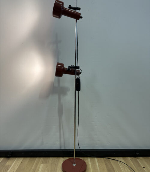 Vintage Stehleuchte mit Doppelscheinwerfern – höhenverstellbar