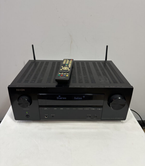 Denon AV-Receiver AVR-X2600H DAB – 7.2-Kanal Netzwerk-Receiver mit Dolby Atmos und HEOS