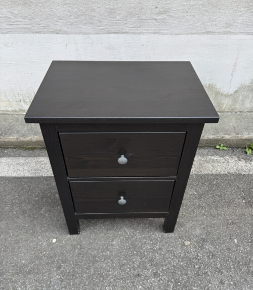 IKEA HEMNES Nachttisch mit 2 Schubladen