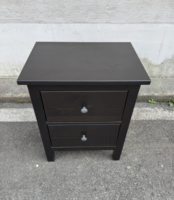 IKEA HEMNES Nachttisch mit 2 Schubladen
