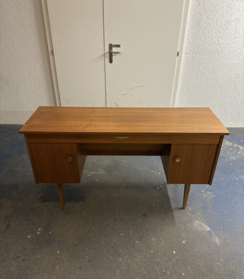 Mid-Century Nähmaschinentisch mit Klappfach und Stauraum