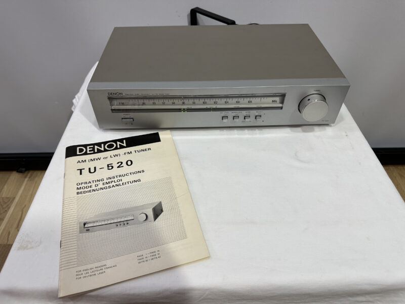 Denon AM/FM Tuner TU-520 – Made in Japan