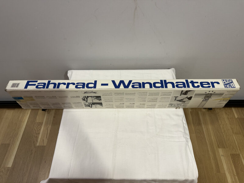 Fahrrad-Wandhalter von HUEWA Metall, platzsparende Aufbewahrung