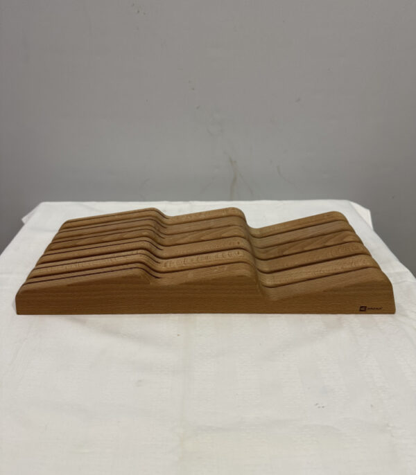 Breka Messerblock aus massivem Buchenholz