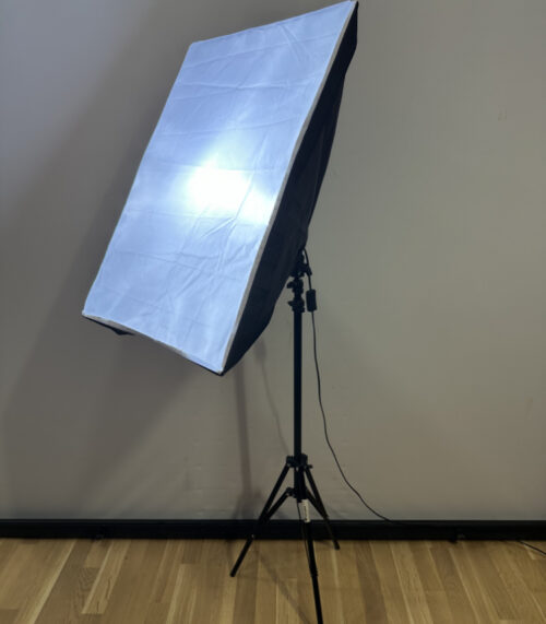 TecTake Softbox Studioleuchte mit Stativ, Tageslichtlampe & Tragetasche