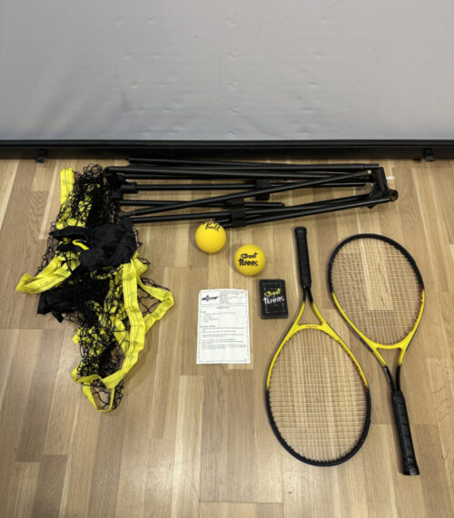Street Tennis Komplettset mit Netz, Schlägern und Bällen
