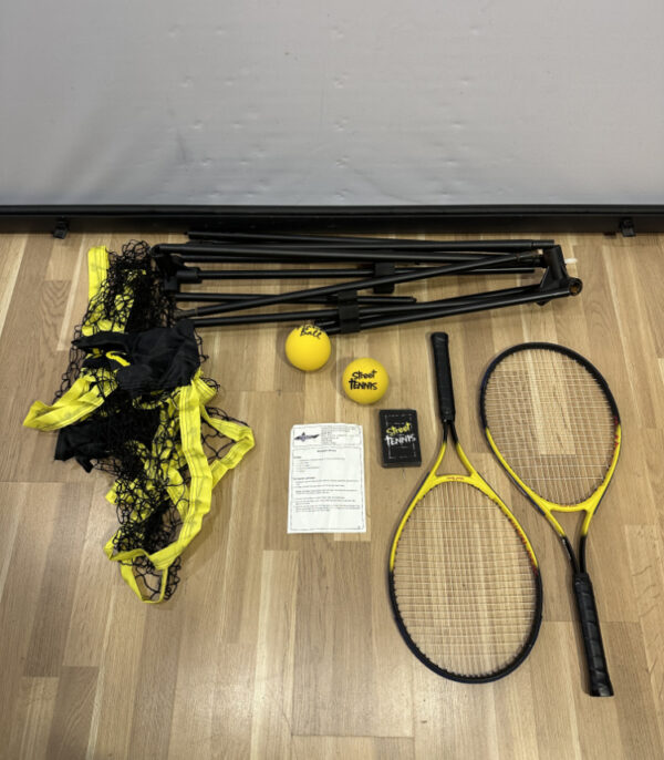 Street Tennis Komplettset mit Netz, Schlägern und Bällen