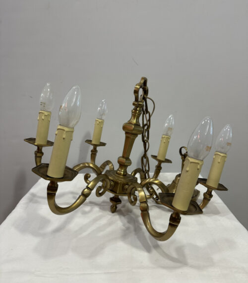 Vintage Kronleuchter im Barock Stil, ca. 1970er–1980er Jahre