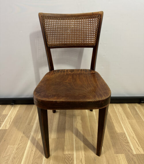 Vintage Thonet Stuhl mit Wiener Geflecht – ca. 1950/60er Jahre