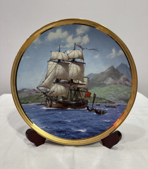 Sammlerteller "Endeavour" – Franklin Mint 1987, limitierte Edition