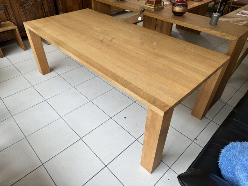 Esstisch aus massivem Eichenholz, 220 cm