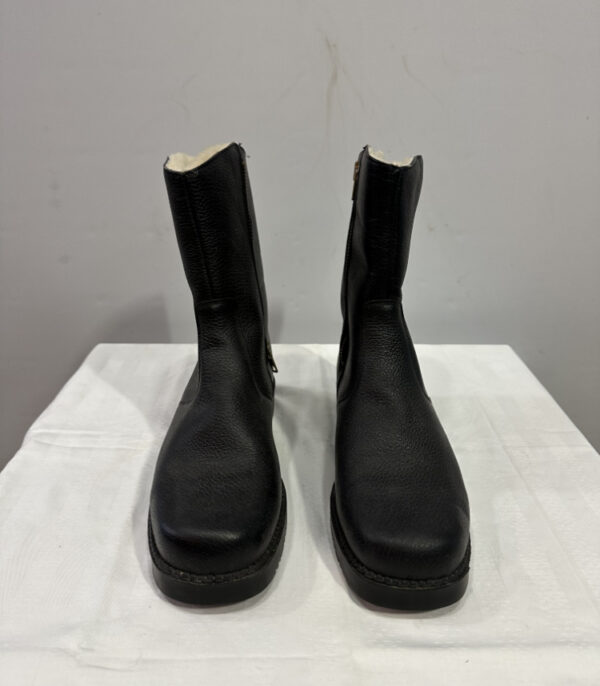 Royal Lederstiefel mit echtem Lammfellfutter, Grösse 44
