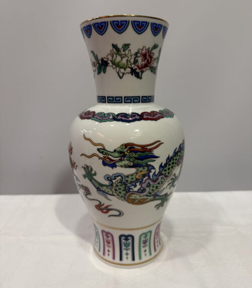China Porzellanvase „The Dance of the Celestial Dragon“ – Franklin Mint 1985