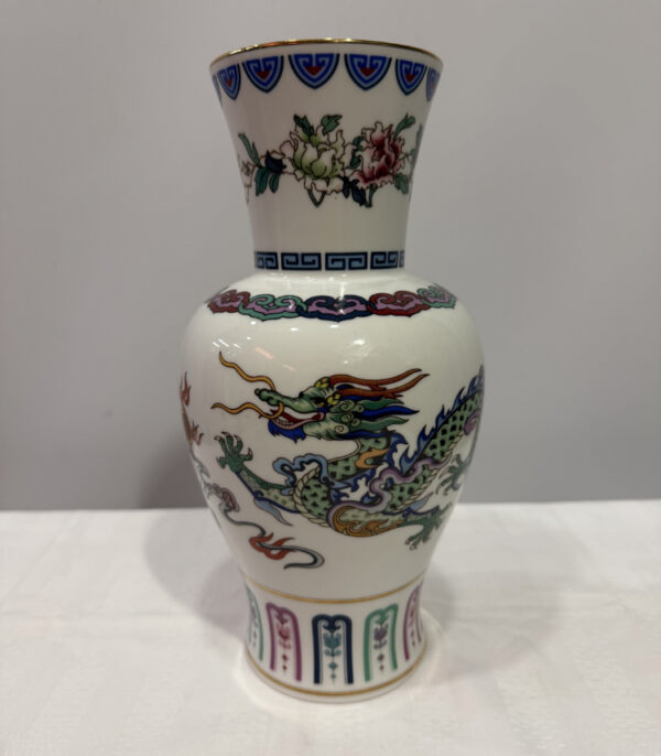 China Porzellanvase „The Dance of the Celestial Dragon“ – Franklin Mint 1985