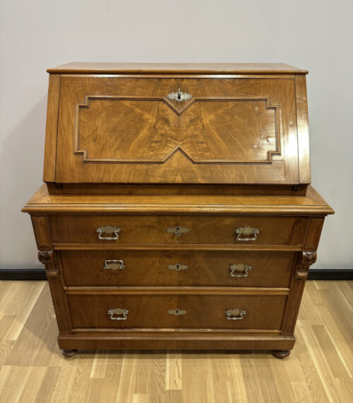 Antiker Gründerzeit Sekretär aus Holz ca. 1880-1900