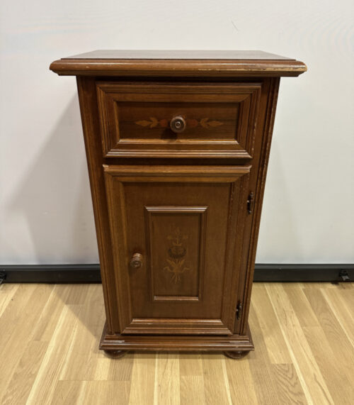 Vintage Nachtschränkchen im Biedermeier-Stil um 1950-1970