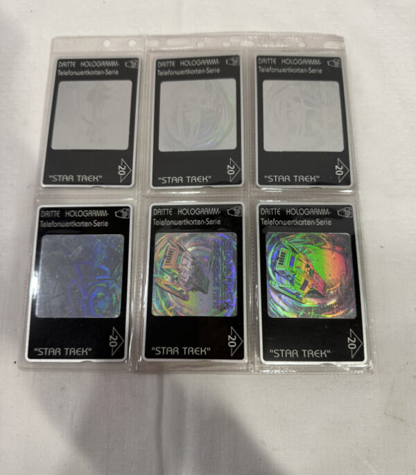 Star Trek Hologramm-Telefonwertkarten – 6er Sammlerset (3. Serie)