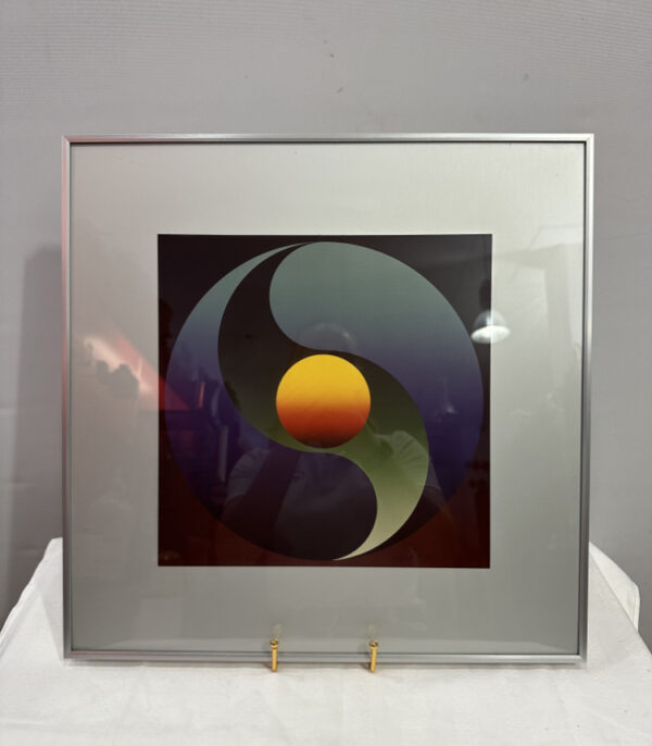 Alfons Iseli – „Meditation“ 25/125, Farbfotografie 1983, mit persönlicher Widmung