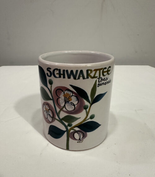 Keramikbecher "Schwarztee, Thea sinensis" von Luzerner Keramik