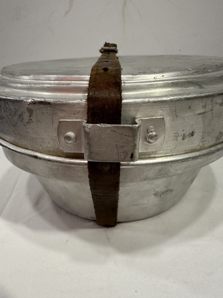 Vintage META-50 Kochset aus Aluminium mit Brenner und Griffen ca. 1950er Jahre – Bild 11