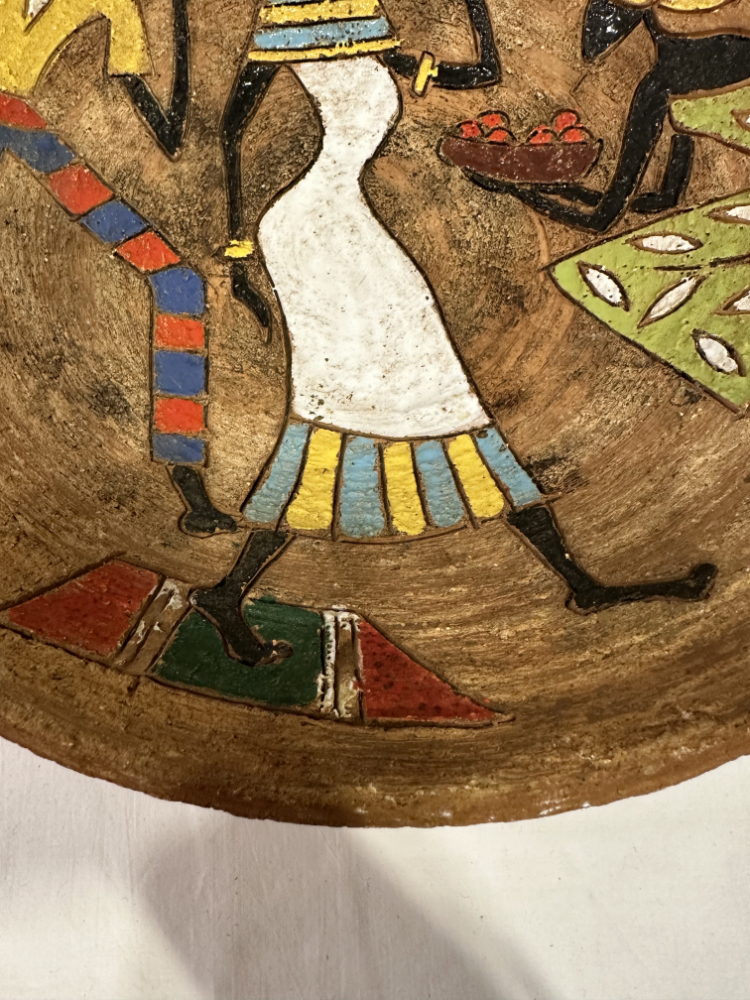 Fratelli Fanciullacci "Africa" Keramikteller, Italien, ca. 1960er Jahre – Bild 6