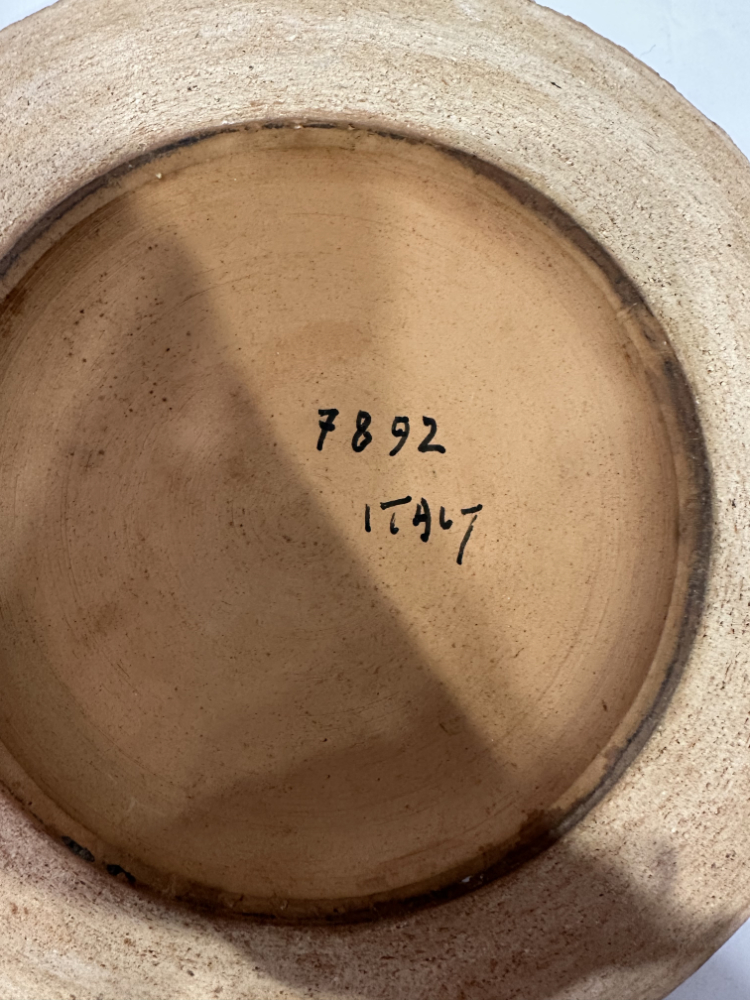 Fratelli Fanciullacci "Africa" Keramikteller, Italien, ca. 1960er Jahre – Bild 3