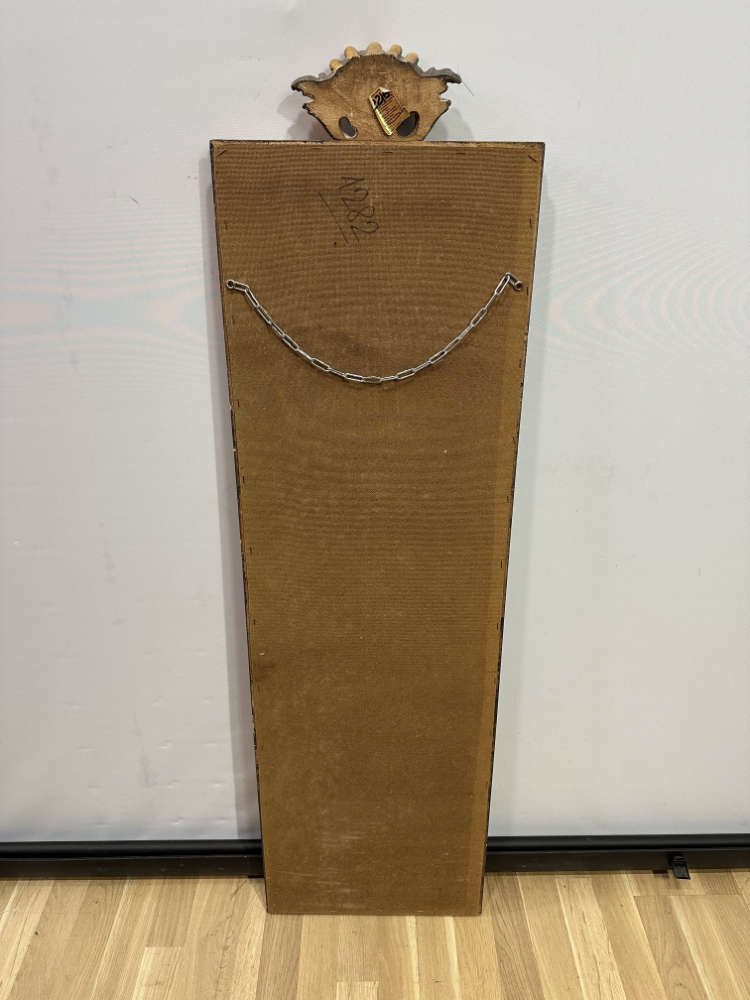 Italienischer Wandspiegel mit Muschelkrone, Vintage Neobarock aus den 1970er-Jahren – Bild 5