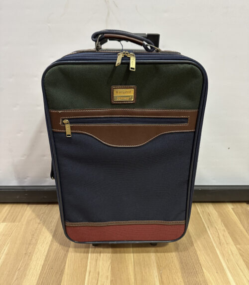 Reisekoffer von Neway in Canvas Optik mit Kunstleder-Details