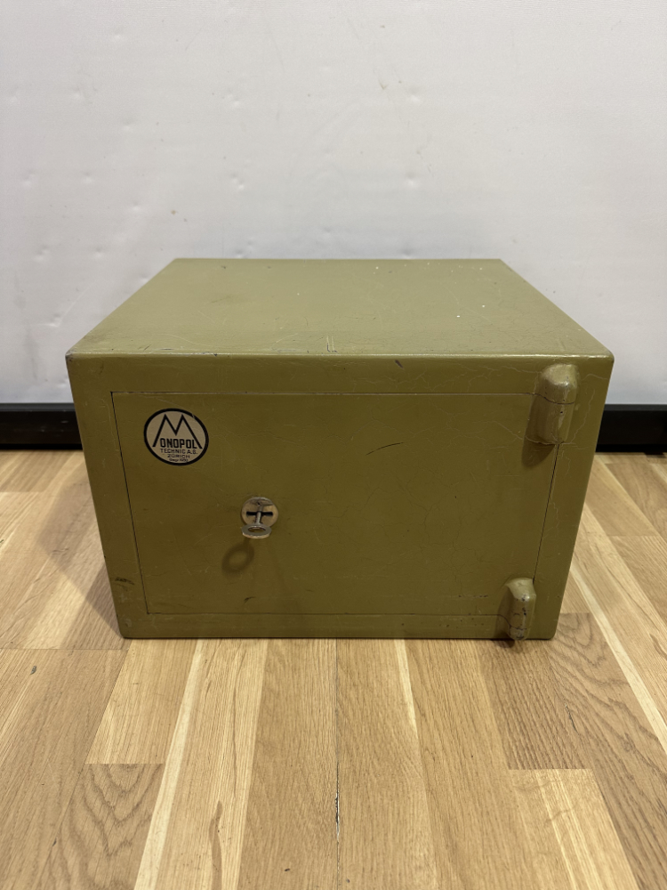 Vintage Tresor von Monopol Technic A.G. Zürich ca. 1950er Jahre