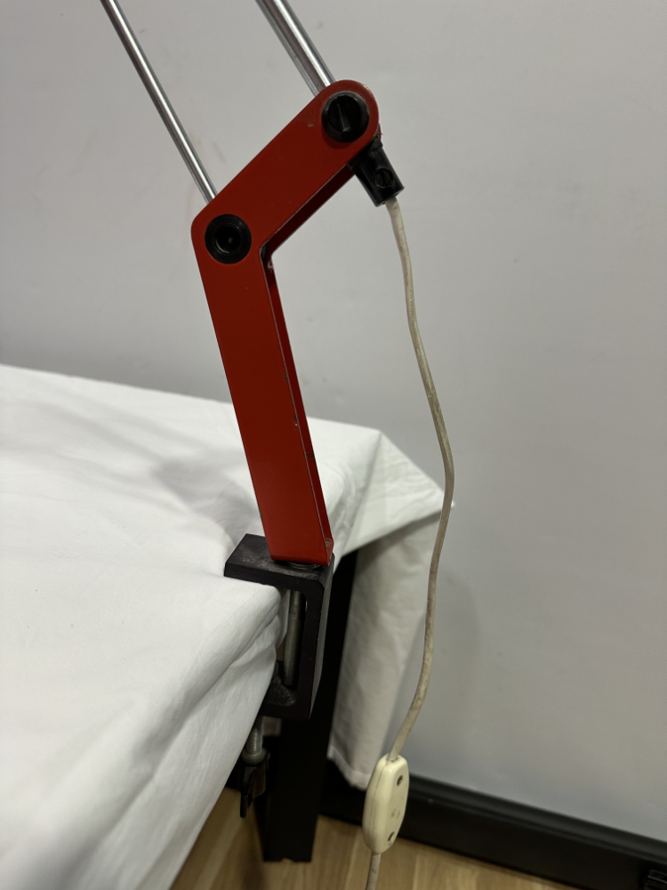 Vintage Mid Century Schreibtischlampe von IKEA Typ A401 in Rot, ca. 1970er Jahre – Bild 4