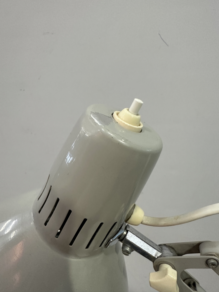 Vintage Mid Century Architektenlampe Ledu Typ WHK in Grau, ca. 1960er Jahre – Bild 7