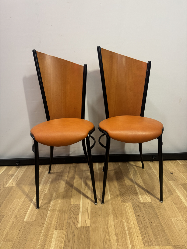 Postmodern Stühle von Bischof + Gross St. Gallen – Schweizer Designklassiker ca. 1980er Jahre – Bild 2