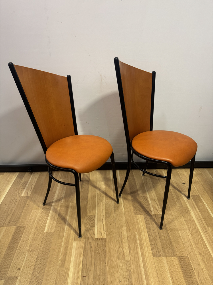 Postmodern Stühle von Bischof + Gross St. Gallen – Schweizer Designklassiker ca. 1980er Jahre – Bild 3