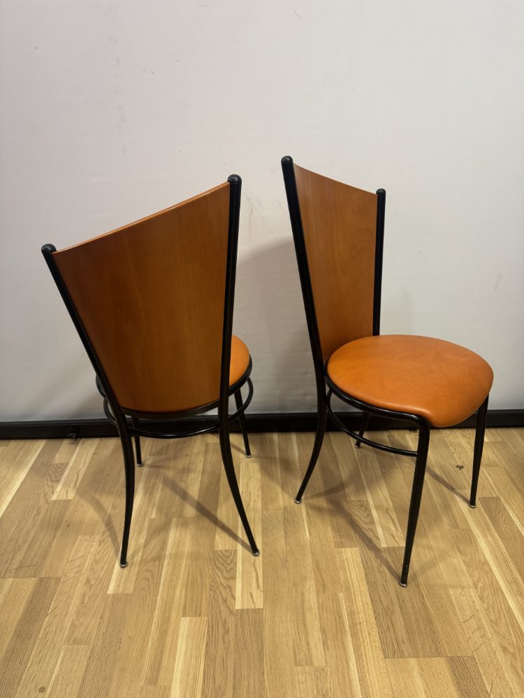 Postmodern Stühle von Bischof + Gross St. Gallen – Schweizer Designklassiker ca. 1980er Jahre – Bild 4