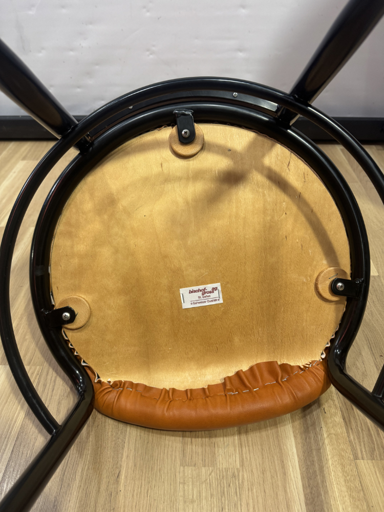 Postmodern Stühle von Bischof + Gross St. Gallen – Schweizer Designklassiker ca. 1980er Jahre – Bild 9