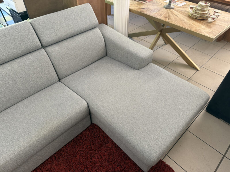 Ecksofa Dario mit Relaxfunktion in Grau – wie neu – Bild 4