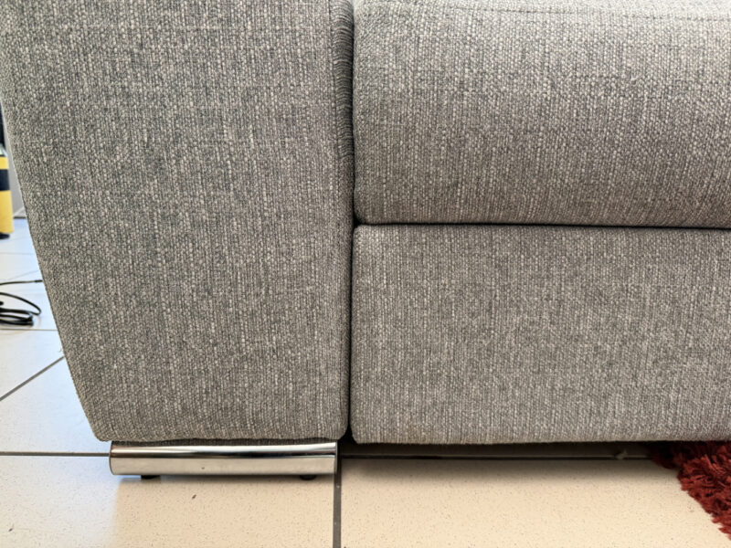 Ecksofa Dario mit Relaxfunktion in Grau – wie neu – Bild 10