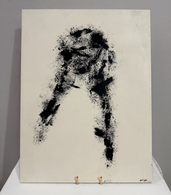 Abstraktes Gemälde "Don’t Stoop So Much!", signiert, 1984