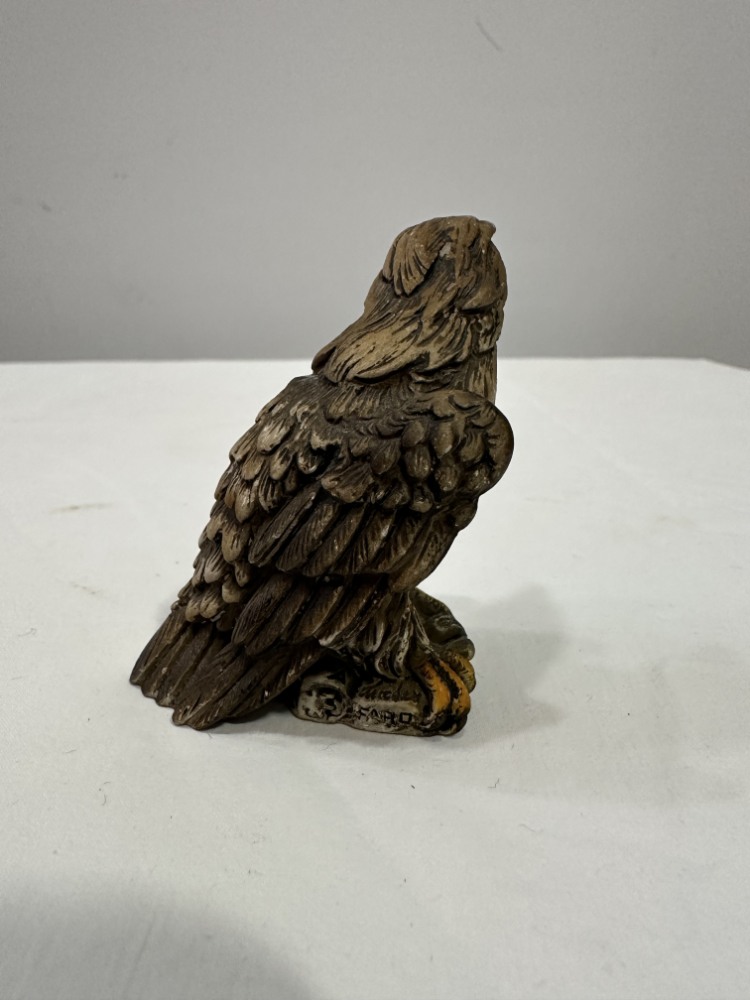 Steinadler-Figur von Faro A. Lucchesi – handbemalt, Made in Italy – Bild 2