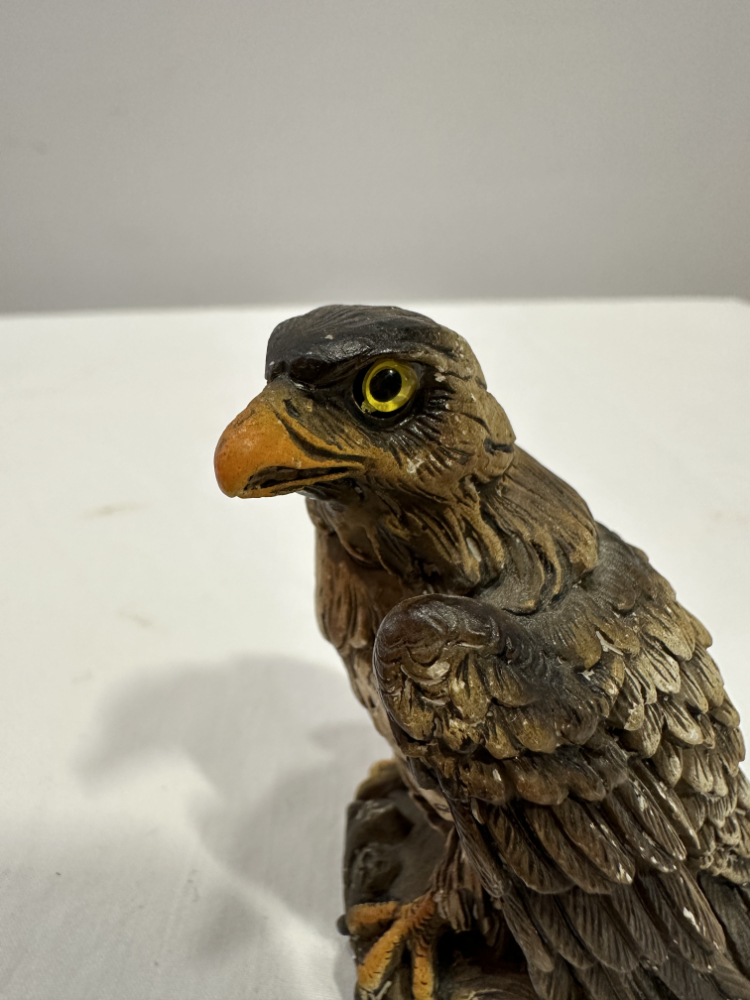 Steinadler-Figur von Faro A. Lucchesi – handbemalt, Made in Italy – Bild 5