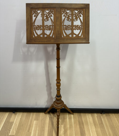 Antiker Notenständer aus Holz im Jugendstil (um 1900)