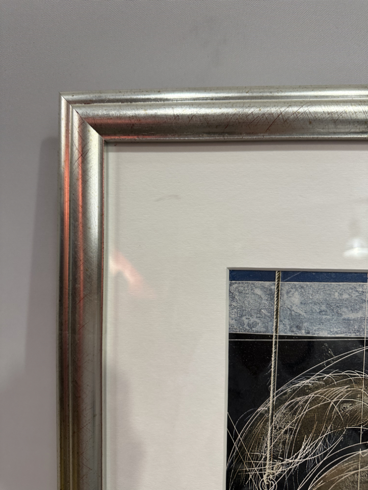 Hans Erni – "Pferde", Kunstdruck im Silberrahmen, 82 x 58 cm – Bild 4