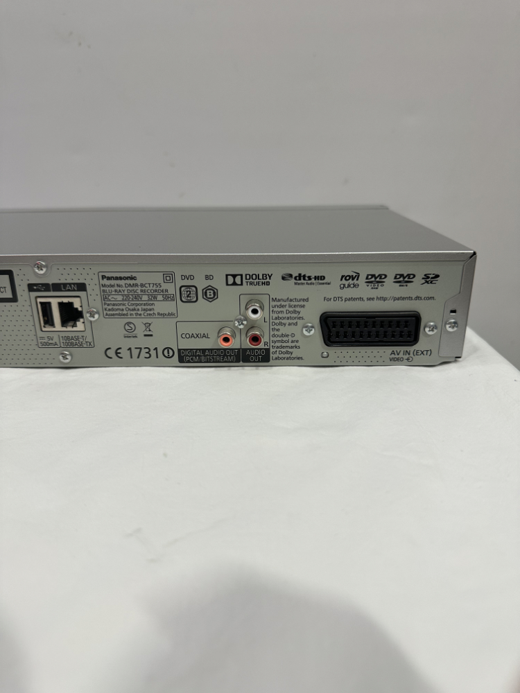 Panasonic Blu-ray Recorder DMR-BCT755EG mit HDD, USB und SD-Slot, ca. 2010er Jahre – Bild 9