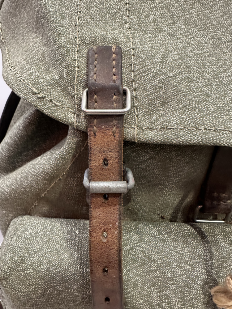 Vintage Schweizer Militär "Pfeffer und Salz" Rucksack ca. 1950er – Bild 5