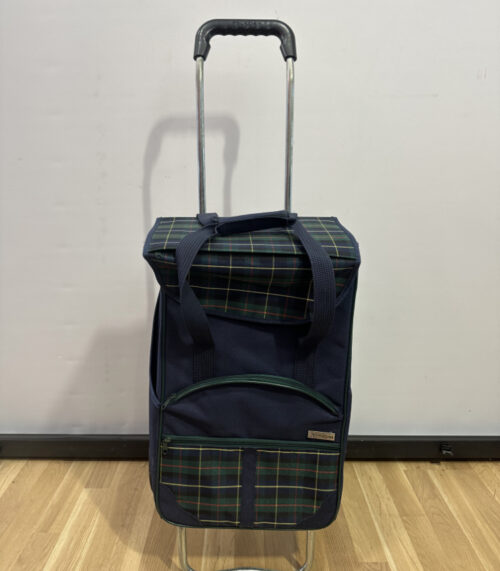 Einkaufstrolley Andersen mit Karomuster und Klappgestell